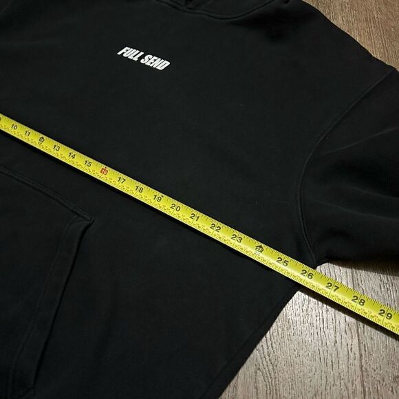 FULL SEND Hoodie Men's Black 2XL Nelk Boys Podcast Pullover Sweatshirt Spell Out - Picture 9 of 10